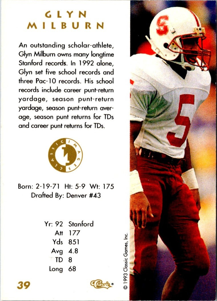 1993 Classic Glyn Milburn