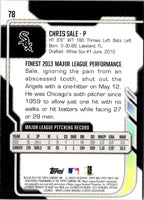 2014 Finest Chris Sale #78