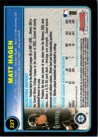 2003 Bowman Matthew Hagen #227 Rookie