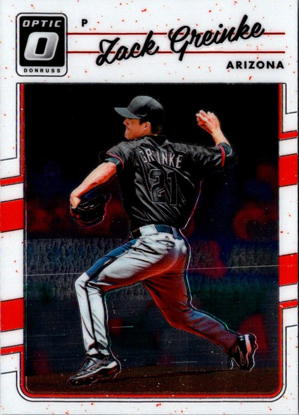 2017 Donruss Optic Zack Greinke #68