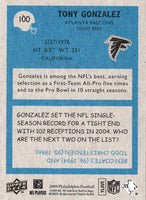 2009 Upper Deck Tony Gonzalez #100