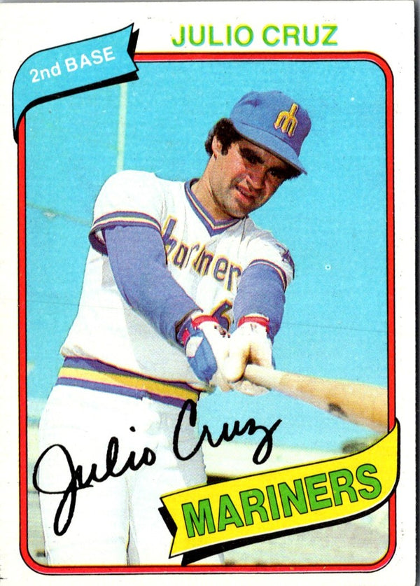 1980 Topps Julio Cruz #32