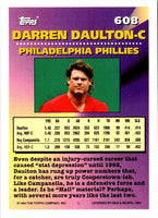 1994 Topps Darren Daulton #608