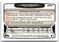 2013 Bowman Chrome Prospects Jake Thompson #BCP75