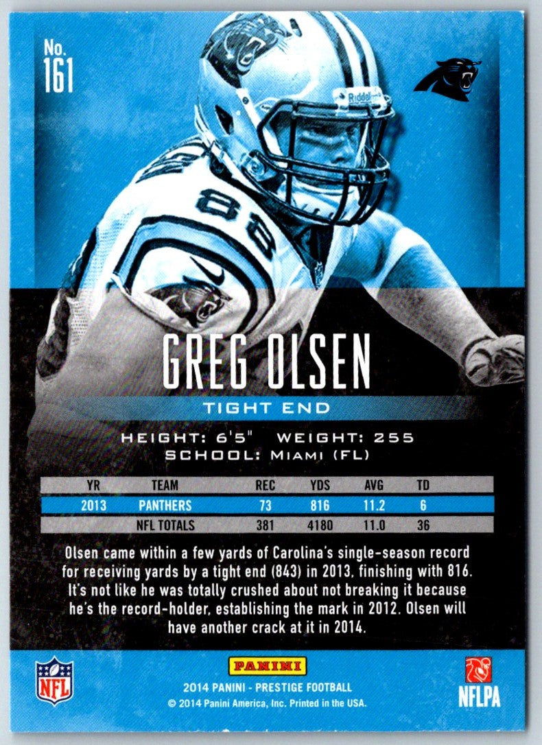 2014 Panini Prestige Greg Olsen