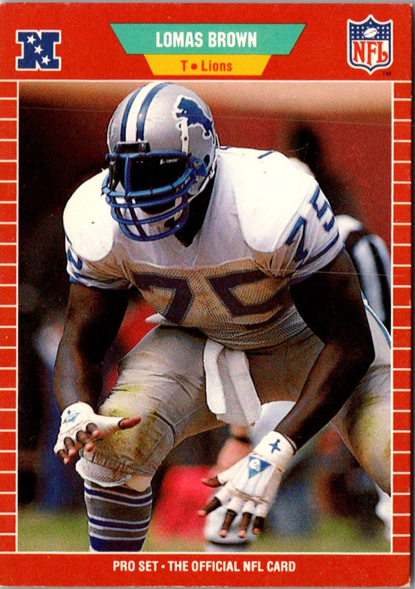 1989 Pro Set Lomas Brown #118