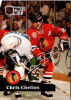 1991 Pro Set French Chris Chelios #48