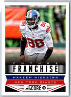 2013 Score Hakeem Nicks #319
