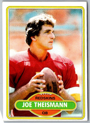 1980 Topps Joe Theismann #475