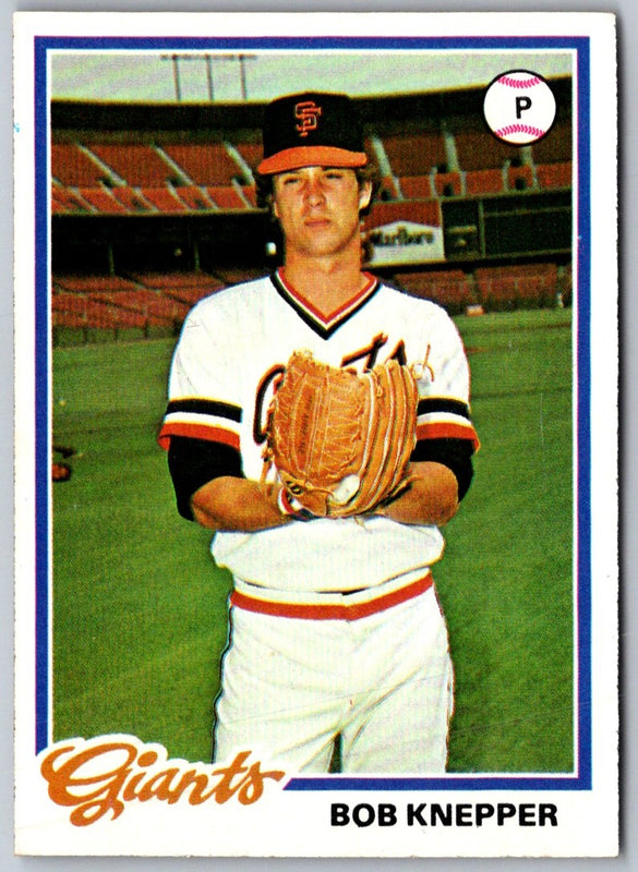 1978 Topps Bob Knepper #589 Rookie