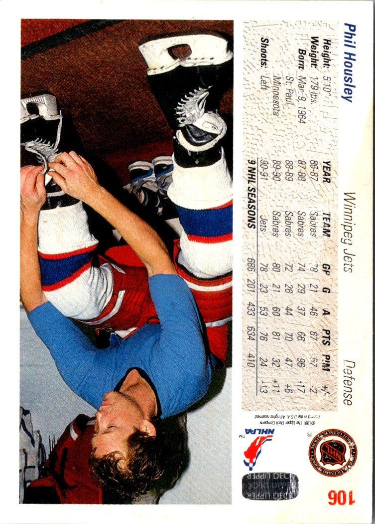 1991 Upper Deck Phil Housley