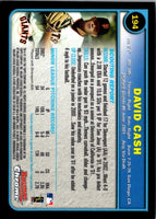 2003 Bowman Chrome David Cash #194 Rookie