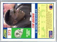 1990 Score Tim Brown #373