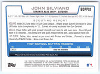 2012 Bowman John Silviano #BDPP92