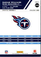 2012 Score Damian Williams #208