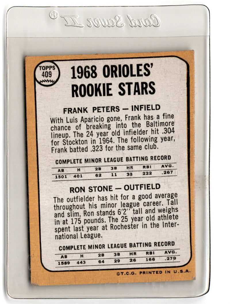 1968 Topps Frank Peters/Ron Stone