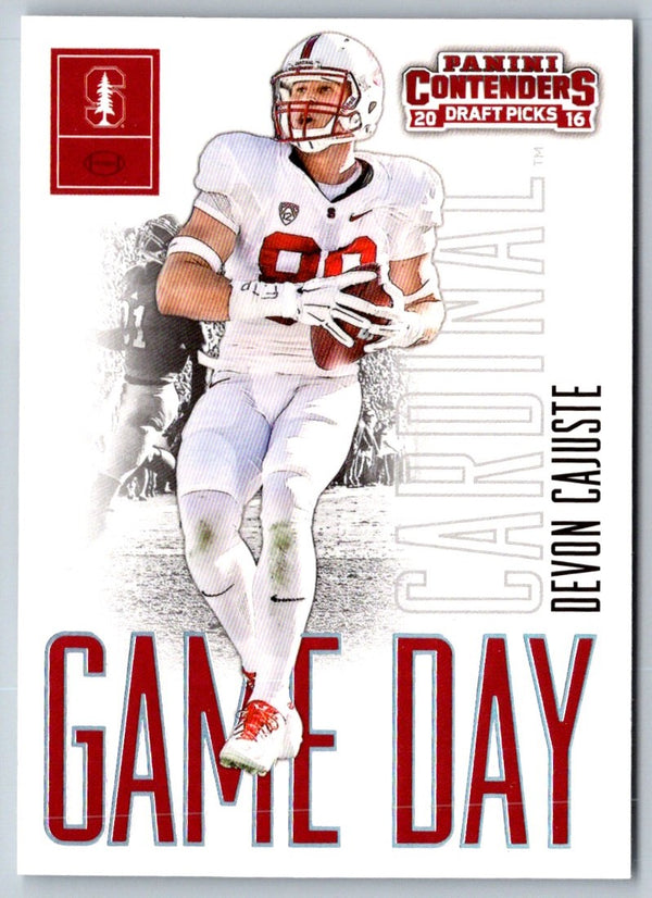 2016 Panini Contenders Draft Picks Game Day Tickets Devon Cajuste #41