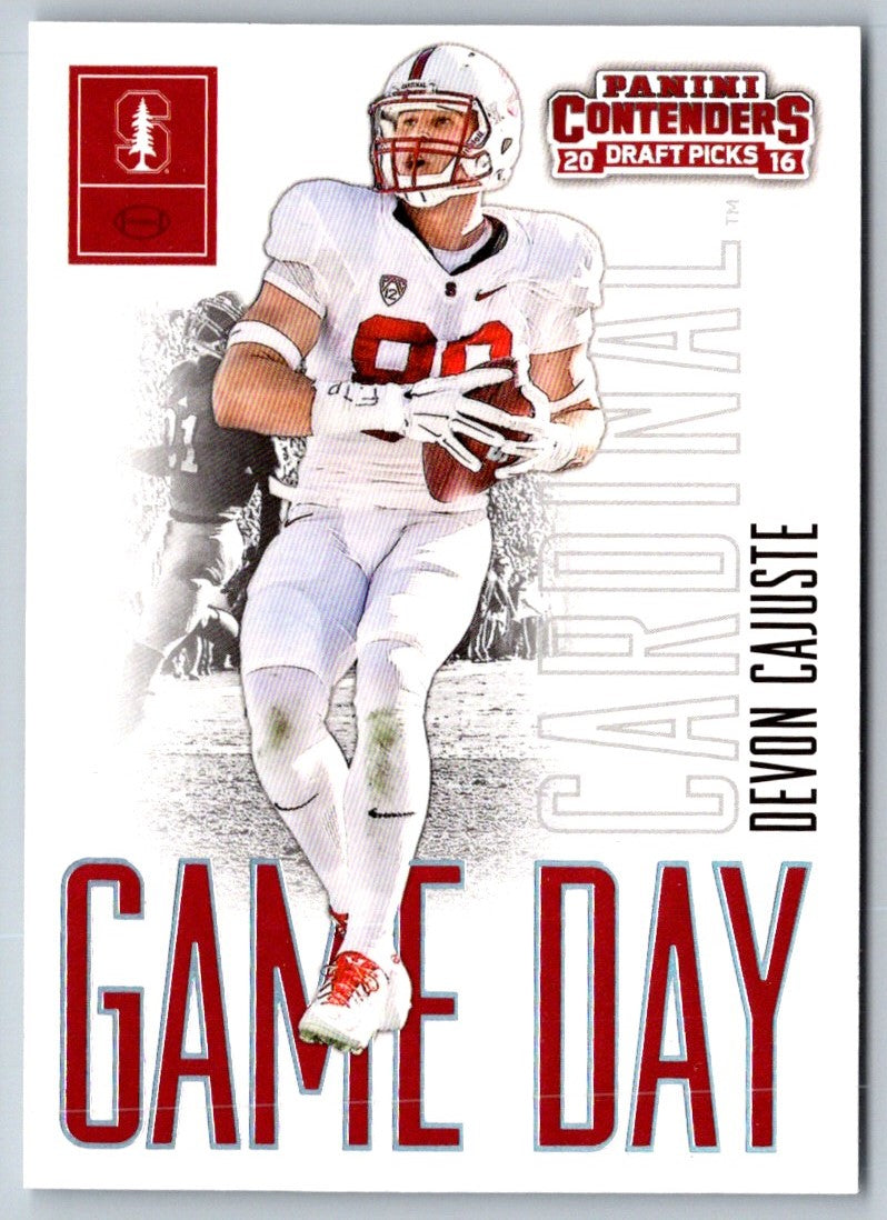 2016 Panini Contenders Draft Picks Game Day Tickets Devon Cajuste