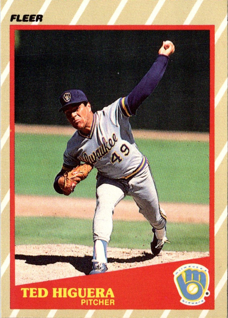 1989 Fleer SuperStars Ted Higuera