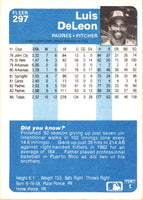 1984 Fleer Luis DeLeon #297