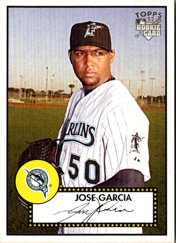 2007 Topps Rookie 1952 Edition Jose Garcia #136 Rookie