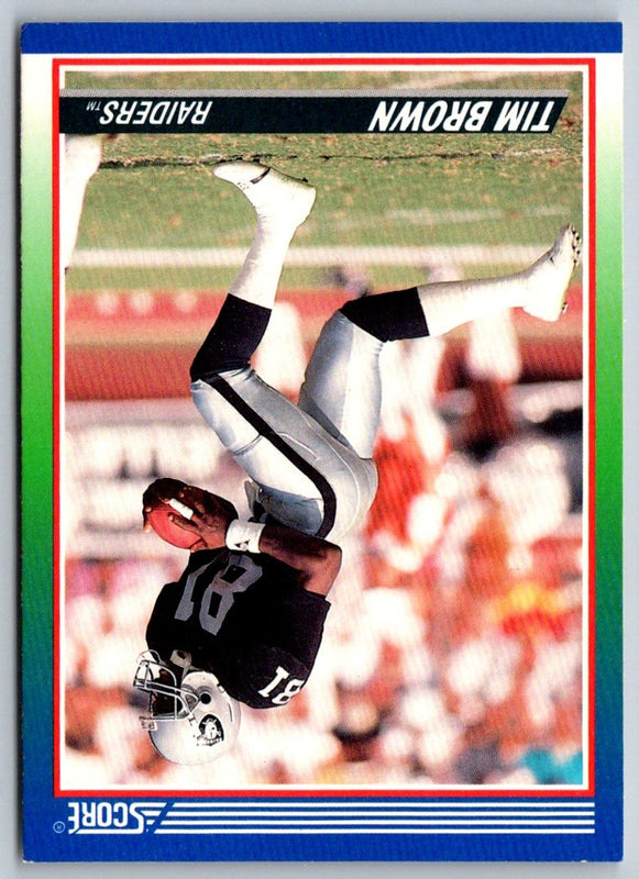 1990 Score Tim Brown #373