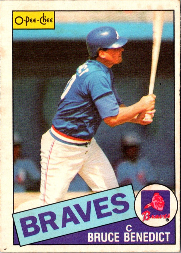1985 O-Pee-Chee Bruce Benedict #335