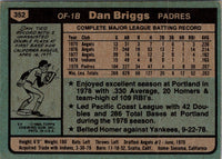 1980 Topps Dan Briggs #352