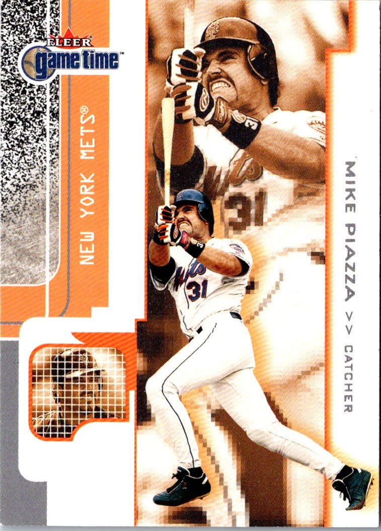 2001 Fleer Game Time Mike Piazza