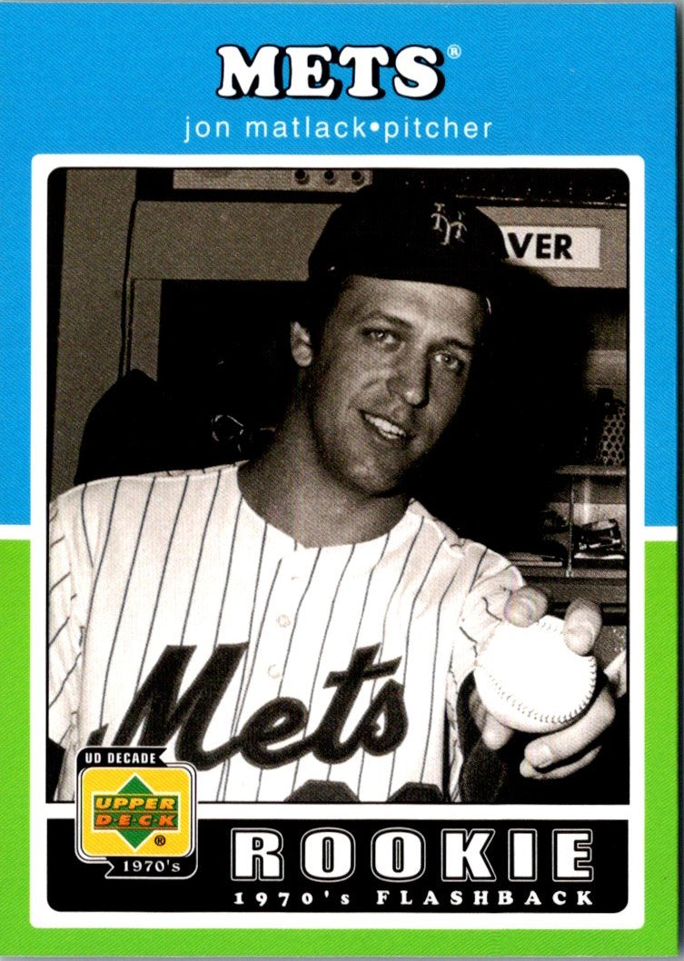 2001 Upper Deck Decade 1970's Jon Matlack