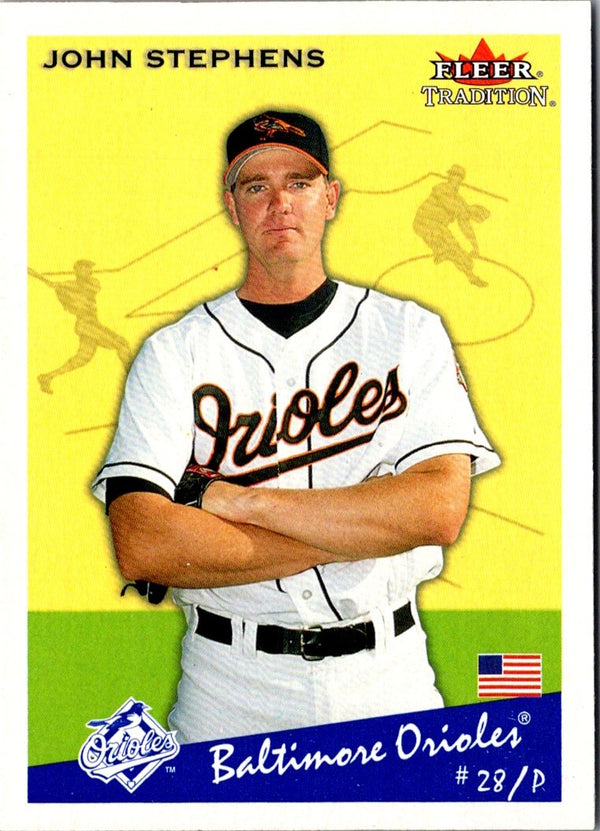 2002 Fleer Tradition Update John Stephens #U205