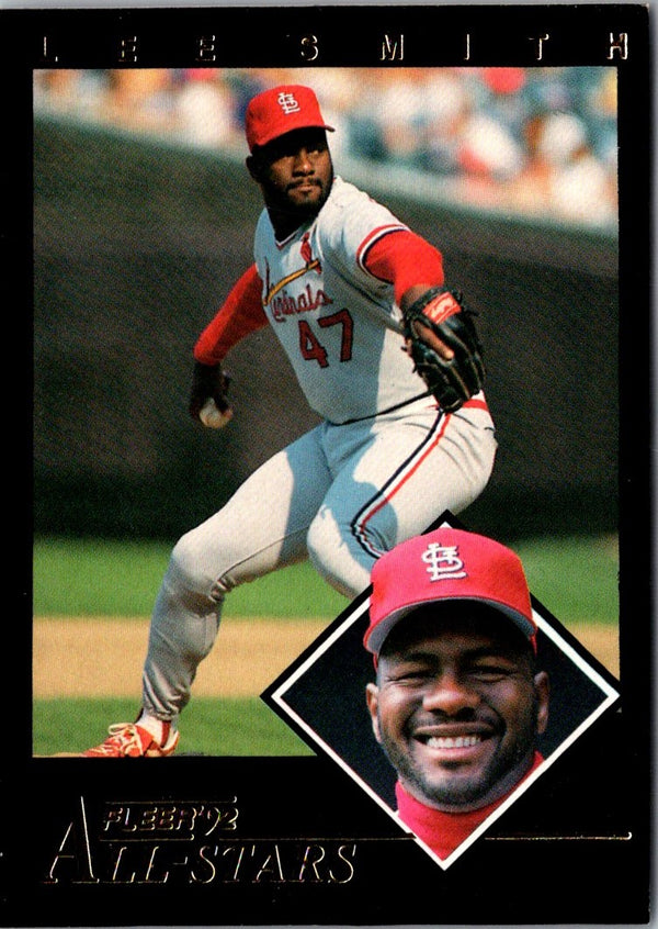 1992 Fleer All-Stars Lee Smith #8