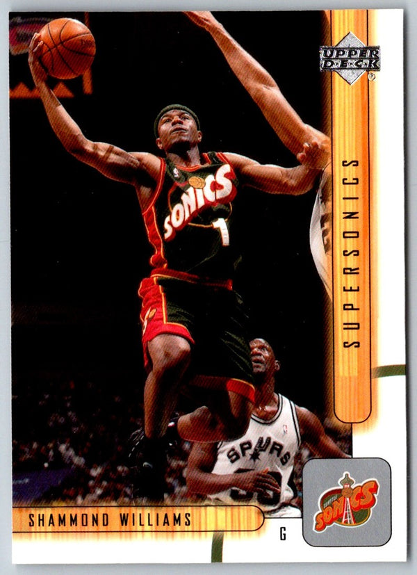 2001 Upper Deck Shammond Williams #160