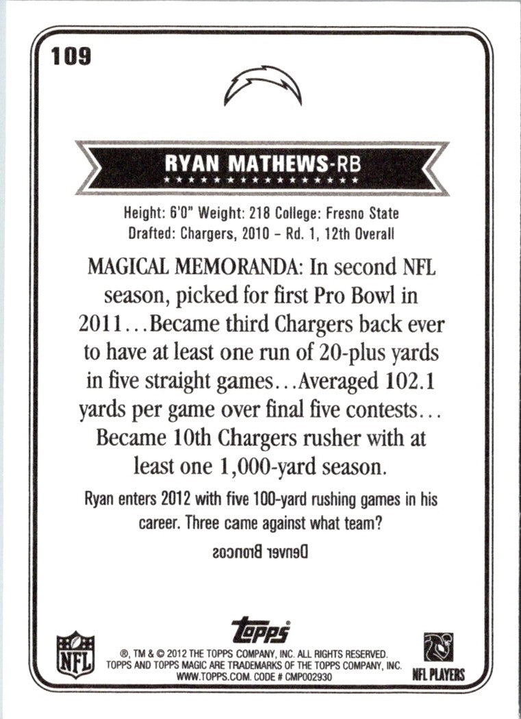 2012 Topps Chrome Orange Refractors Ryan Tannehill