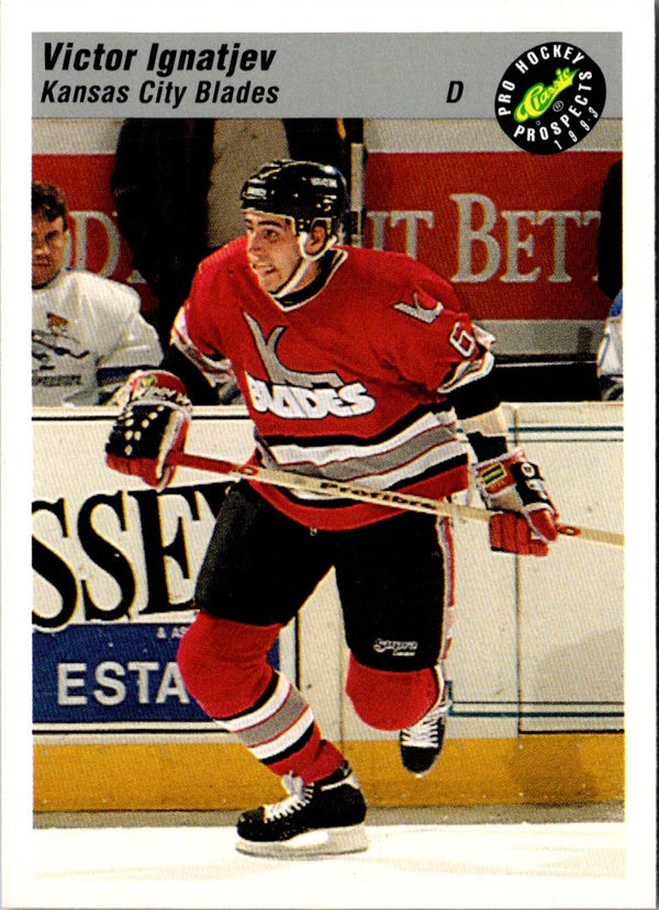 1993 Classic Pro Prospects Victor Ignatjev #128