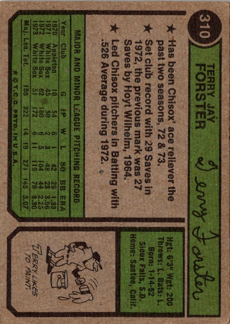 1974 Topps Terry Forster