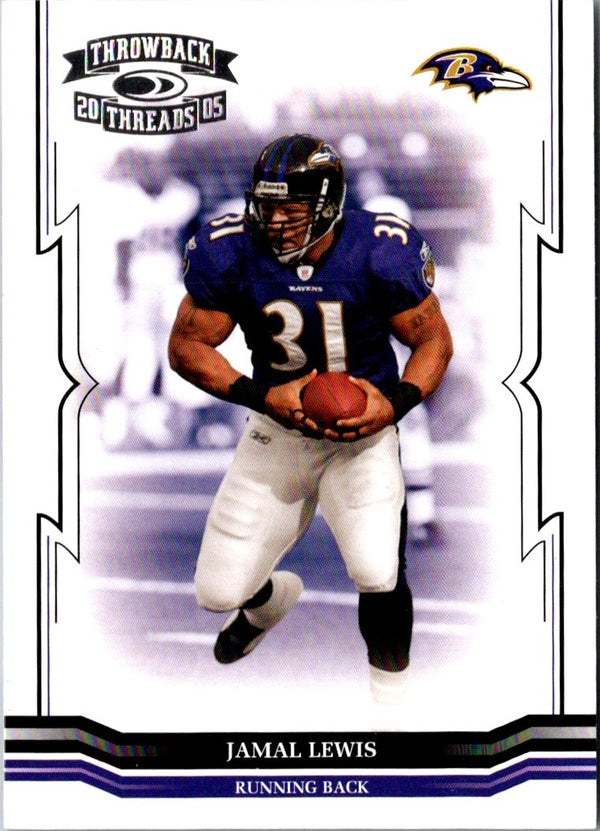 2005 Donruss Throwback Threads Jamal Lewis #10