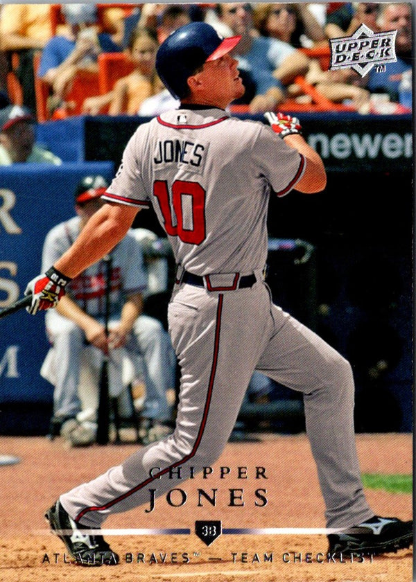 2008 Upper Deck Chipper Jones #355