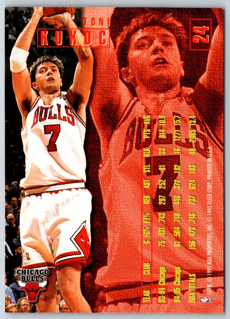 1995 Fleer Toni Kukoc