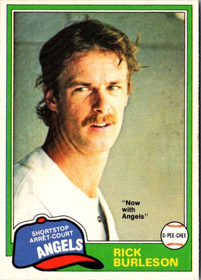 1981 O-Pee-Chee Rick Burleson #172