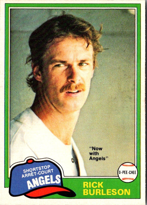 1981 O-Pee-Chee Rick Burleson #172