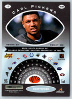 1997 Pinnacle Certified NFL Carl Pickens #17