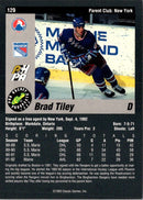 1993 Classic Pro Prospects Brad Tiley