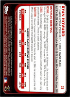 2011 Bowman Ryan Howard #33