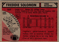1980 Topps Freddie Solomon #337 VG