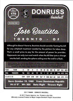2017 Donruss Jose Bautista #170