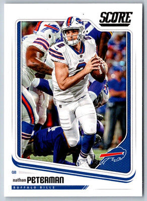 2018 Score Scorecard Nathan Peterman #40