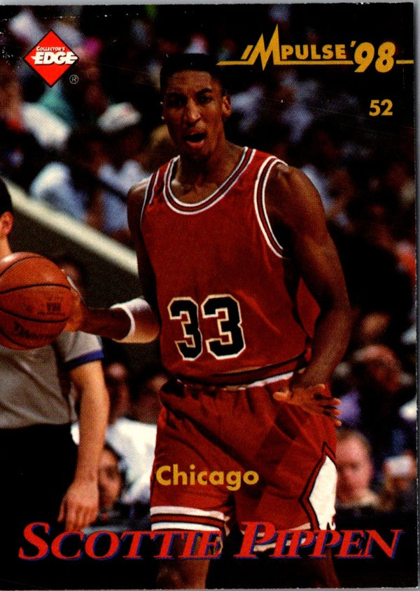 1998 Collector's Edge Impulse Felipe Lopez/Scottie Pippen #82