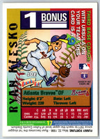 1996 Bazooka Ryan Klesko #17