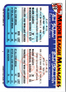 1993 Topps Gold Buck Showalter/Jim Fregosi